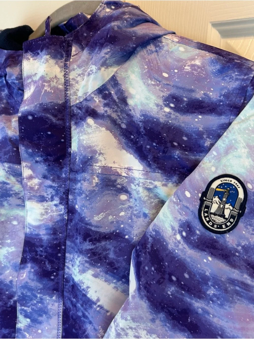 Lands End Galaxy Zip Up Coat